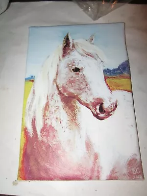 American Girl Of Year 2013 Saige Copeland Painting SAIGE'S HORSE Canvas Only • $17.11