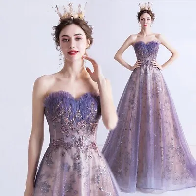 Noble Evening Formal Party Ball Gown Prom Bridesmaid Acting Host Dress B0305020 • £66.96