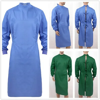 £11.99 • Buy Unisex Medical Cotton Surgical Gowns Trousers Hospital Scrubs Uniform Lab Coat