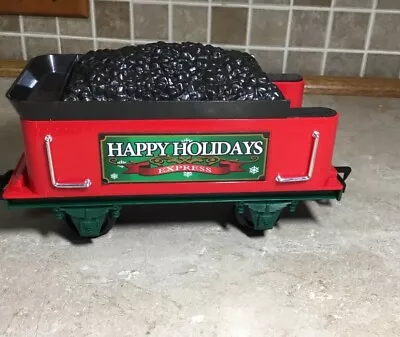 Scientific Toys Eztec Coal Tender Car For G Gauge Happy Holidays Express Train • $7.95