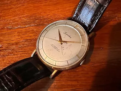 Vintage SWISS Henri Sandoz Dress Watch Mechanical • $99