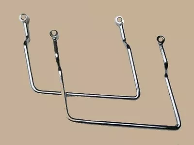 $26.50 • Buy Chrome Saddlebag Supports - 98+ Yamaha V-Star 650 Classic Models 