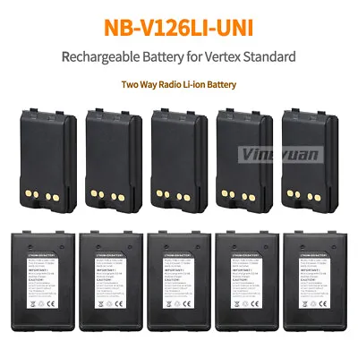 10PC FNB-V126LI-UNI Li-ion Battery 2300mAh For Vertex Standard VX-160 VX-180 • $190