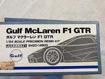 Modeler's Gulf McLaren F1 GTR Resin 1/24 Scale Unbuilt • $109.99