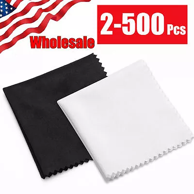 2-500Pcs Microfiber Cleaner Cleaning Cloth For Camera Lens Eye Glasses TV Screen • $6.97