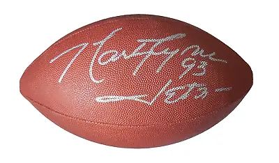 Marty Lyons Autographed Wilson Nfl Football (new York Jets) - W/ Coa! • $99.99