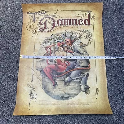 The Damned -USA TOUR POSTER ORIGINAL 2014.rare Punk . • £115