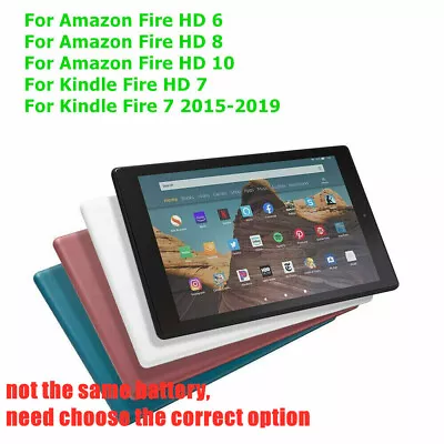 $12.66 • Buy Replace Battery For Amazon Fire HD 6 7 8 10 Kindle Fire 7 5th 7th 9th 2012-2019