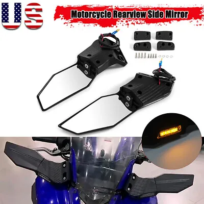 For Suzuki GSXR 600 1000 GSX1300R Swivel Wing LED Rear View Mirror Signal Light- • $29.99