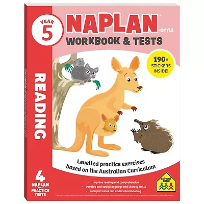 Year 5 NAPLAN*-style Reading Workbook And Tests • $12