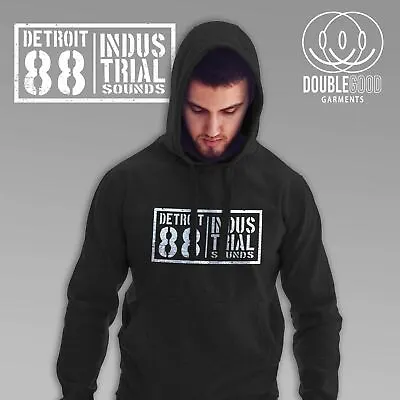 Detroit 88 Industrial Sounds Hoodie - Acid House Music Techno Rave EDM • $32