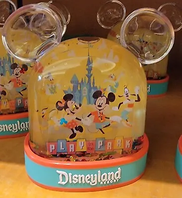 Disney Land Play In The Parks Mickey Icon Plastic Snow Globe New 2024 • $45