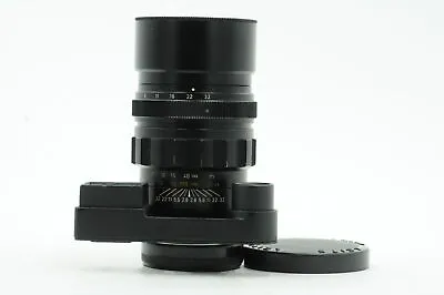 Leica 135mm F2.8 Elmarit M Lens Canada W/Viewfinder Eyes Black #550 • $356.07