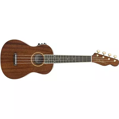 $219.99 • Buy Fender Grace VanderWaal Signature Acoustic-Electric Ukulele Concert Dark Walnut