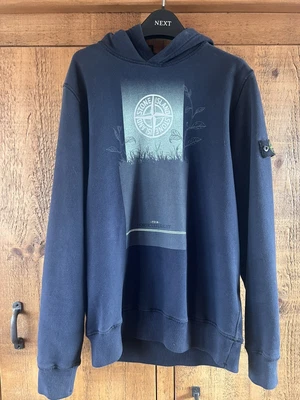 £23.10 • Buy Boys Stone Island Junior Hoodie In Blue For Age 14, 170cm Jumper