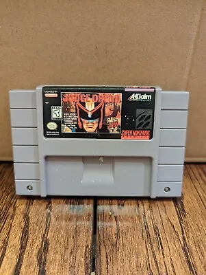 Judge Dredd (Super Nintendo Entertainment System 1995) AUTHENTIC • $10.50