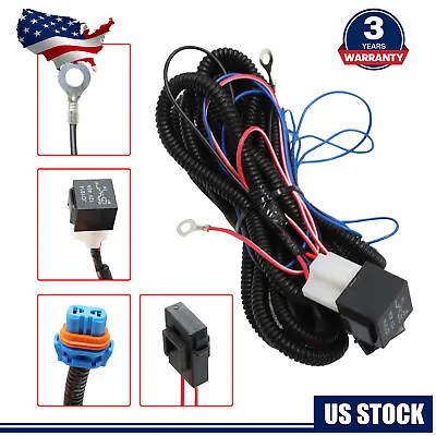 Fog Light Wiring Harness Kit Replacement For Chevy Silverado 1500 2500 2003-2006 • $15.09