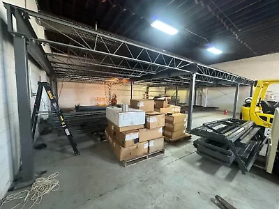 Mezzanine Storage Space Steel Structure Industrial 1900 Square Feet • $45000