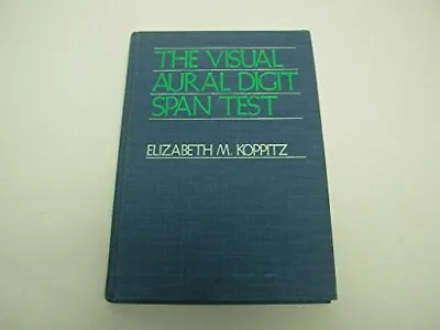 $12.30 • Buy Visual Aural Digit Span Test: Vads Test