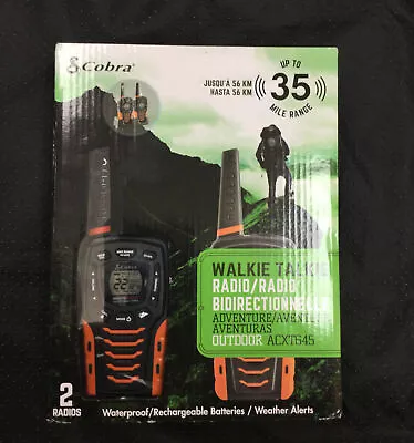 Cobra ACXT645 35 Mile Range Walkie Talkies BRAND NEW!! • $39.99