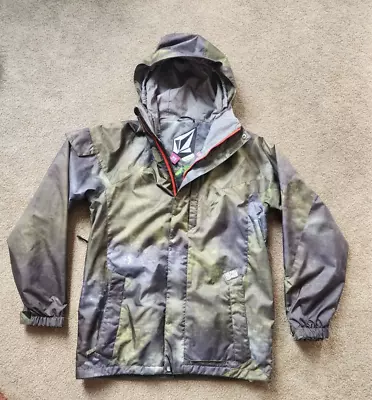 Volcom Nimbus 15000mm Ski Snowboard Jacket Size M Stone Falling Down Jacket • $54.90