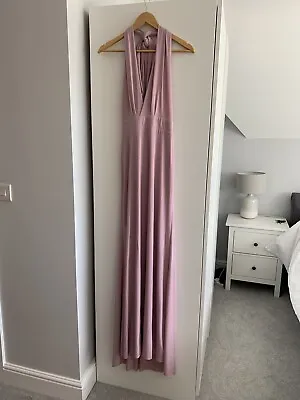 TFNC Multi Way Light Pink Maxi Dress - Size UK 8 • $36.99