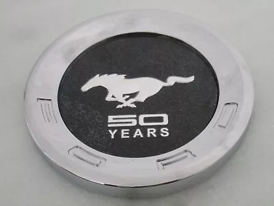 Ford Mustang 50 YEARS DECAL CHROME TRUNK DECK LID EMBLEM BADGE 5.9  • $49.99