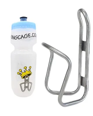 King Cage Titanium Bottle Cage + Water Bottle • $66