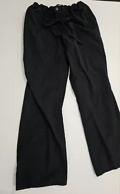 Ecko Unltd Scrub Pants Straight Leg Medical Nurse Health Care Black- Size Medium • $8.50