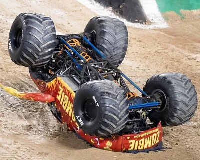 Zombie Monster Truck Running On Track 8x10 Glossy Photo #d14 • $2.99