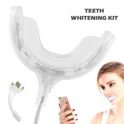 $24.56 • Buy Teeth Whitening Kit 16 LED Sonic Light 15 Treatments Hi Pearly White Smil NEW ~