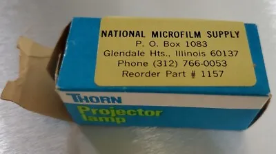 THORN Atlas FCS Projection Lamp Vintage 24v 150W A1/216A1 216 Bulb NOS Microfilm • $15