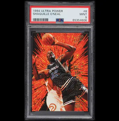 1994 NBA Ultra Power Shaquille O'Neal #8 PSA 9 MINT • $79