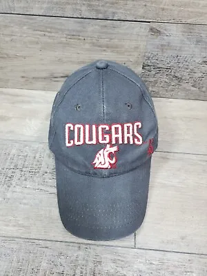 Washington State Cougars NCAA Baseball Cap Hat Strapback OSFA Gray One Size • $245.76