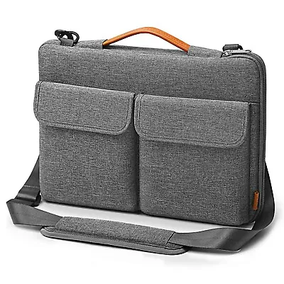 $26.99 • Buy 14 Inch Laptop Sleeve Case Shoulder Bag Briefcase W Strap For Travel Business