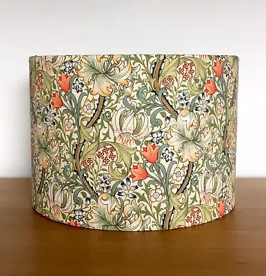 £28 • Buy Golden Lily William Morris Fabric Handmade Lampshade Ceiling Pendant Table Lamp