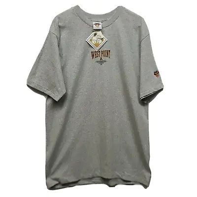 Vtg New WEST POINT Mens Cotton Rayon T Shirt Size L USA Made Military Tee • $27.76