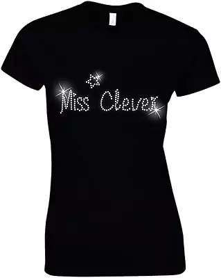 MISS Clever Crystal T Shirt - Hen Night Party - 60s 70s 80s 90s All Sizes • £9.99