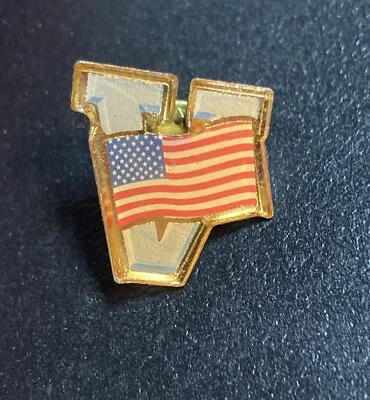 WWII US  Victory Pin V Flag • $16.95