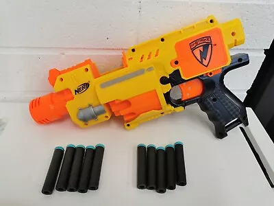 Nerf N-strike Barricade RV-10 Automatic Motorized Dart Blaster With 10 Darts  • $15