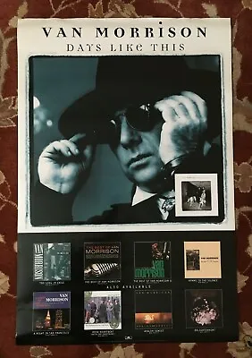 VAN MORRISON  Days Like This  Rare Original Promotional Poster   • $24.99