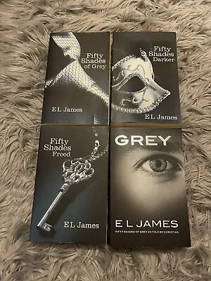 50 Fifty Shades Of Grey Darker Freed 4 Book Collection. Paperback Set EL James • £10.99