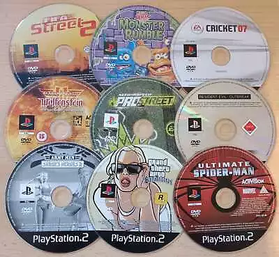 Sony Playstation 2 PS2 Games - Just Disc - Guaranteed - UK - FAST DISPATCH • £9.99