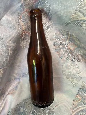 MB CV Beer Bottle Small Vintage Beer Bottle Spades MB Logo 23cm Tall • $30