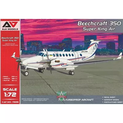 Beechcraft 350 Super King Air A&A Models AAM7226 Scale Model Aircraft Kit 1:72  • $66.38