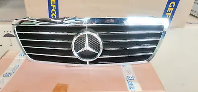 GRILLE FRONT RADIATOR Black Chrom MERCEDES-BENZ W210 Sport E-Class 74230 Ziegler • $250.21