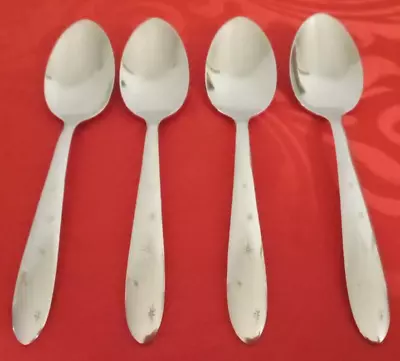 Mar-Crest Stainless MCF1 Lot Of 4 Teaspoons 6  NM Polished • $17.50