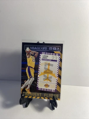 $3 • Buy 2020-2021 NBA Hoops LeBron James Frequent Flyer Insert #3 Los Angeles Lakers
