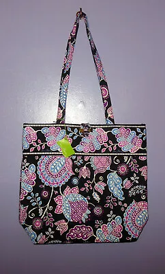 New Vera Bradley Tote In Alpine Floral Print Toggle Closure NWT • $25