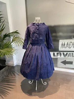 Lindy Bop Marianne Navy Vintage Dress • £29.99